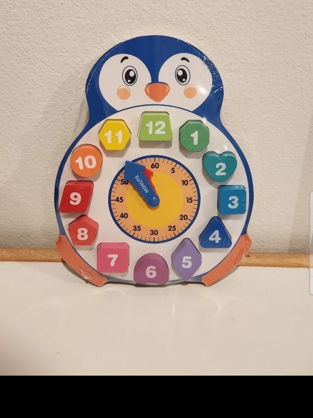 Penguin Shape Number & Clock Learning Toy